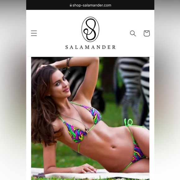 NEW Beauty & the Beach Irina Bikini in Neon - Picture 7 of 8